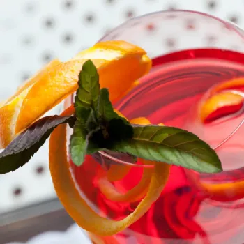 Cognac based cocktail by Lise Baccara perfect for a French gourmet experience