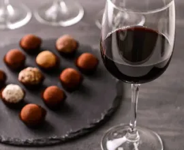 Pineau French aperitif drink – Perfect pairing with chocolate dessert